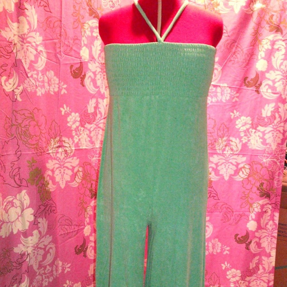 Plush and Lush tubetop/neck tie jumper